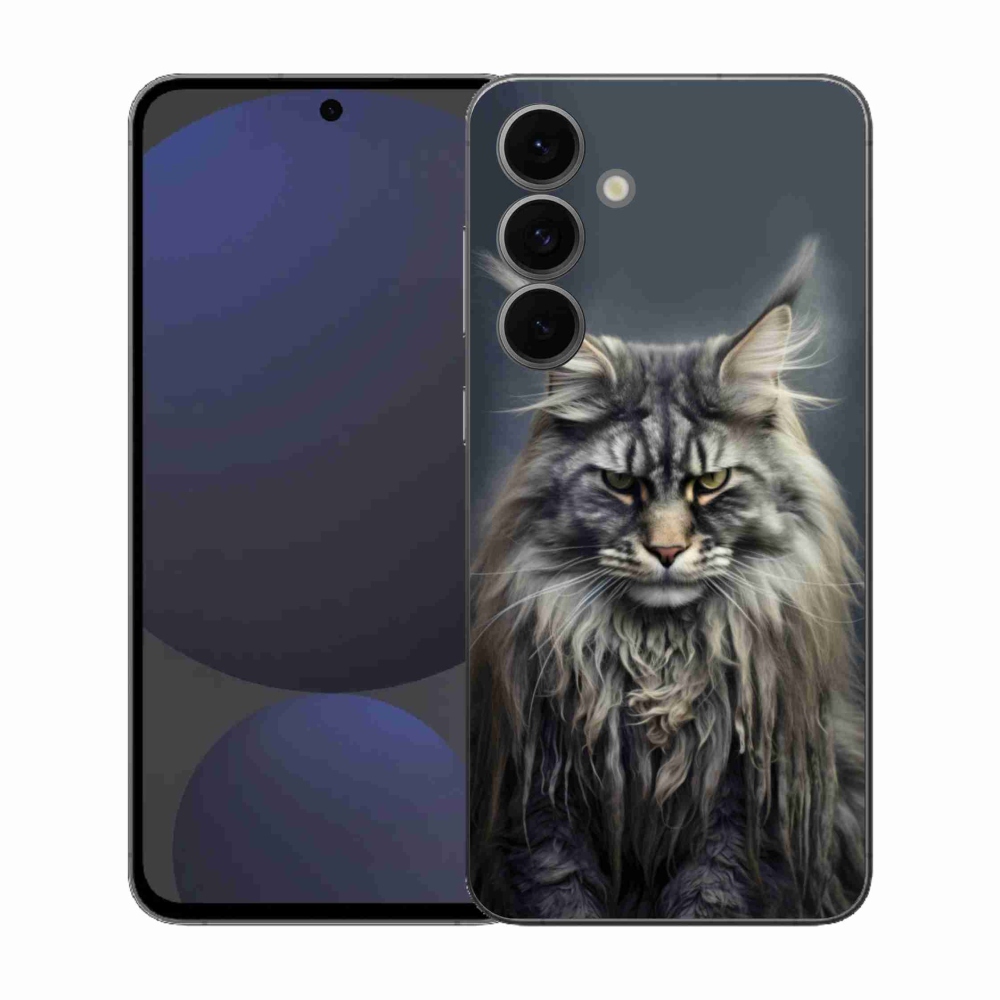 Gélový kryt mmCase na Samsung Galaxy S25 FE - mačacie pohľad 4