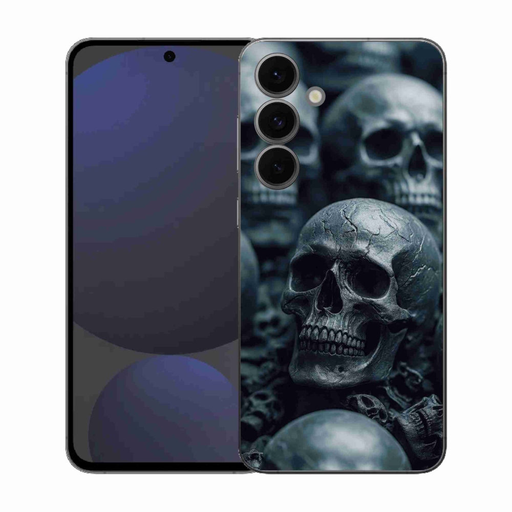 Gélový kryt mmCase na Samsung Galaxy S25 FE - lebka 2