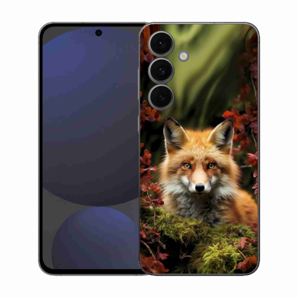 Gélový kryt mmCase na Samsung Galaxy S25 EFE - líška v lese