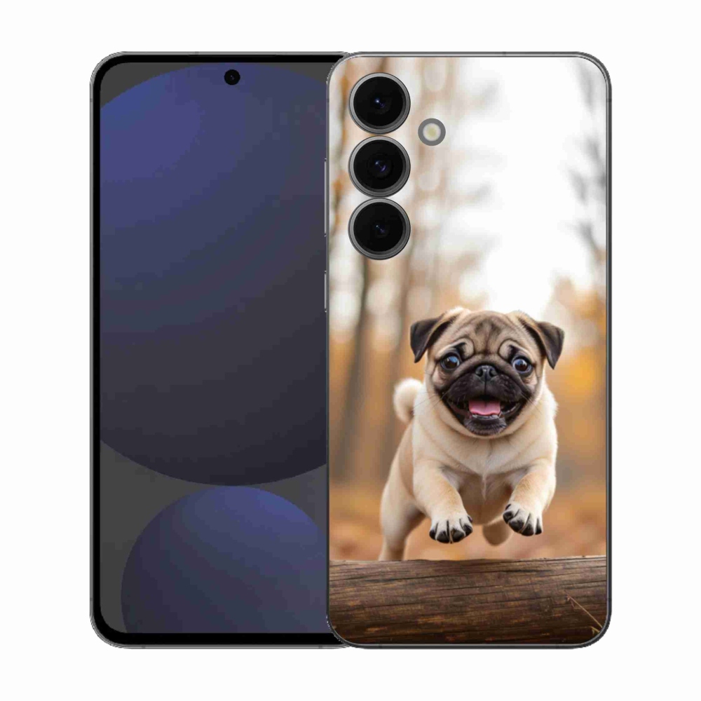 Gélový kryt mmCase na Samsung Galaxy S25 FE - mops 2