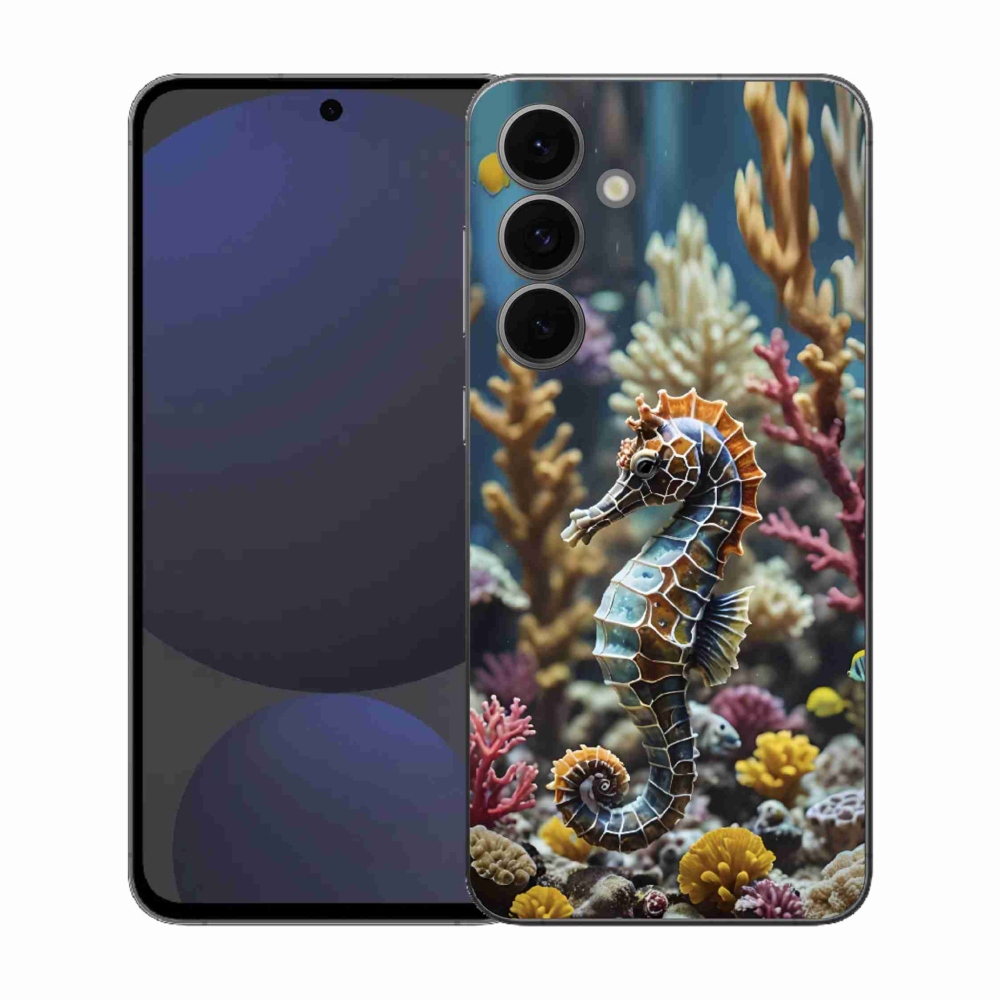 Gélový kryt mmCase na Samsung Galaxy S25 EFE - morský koník 2