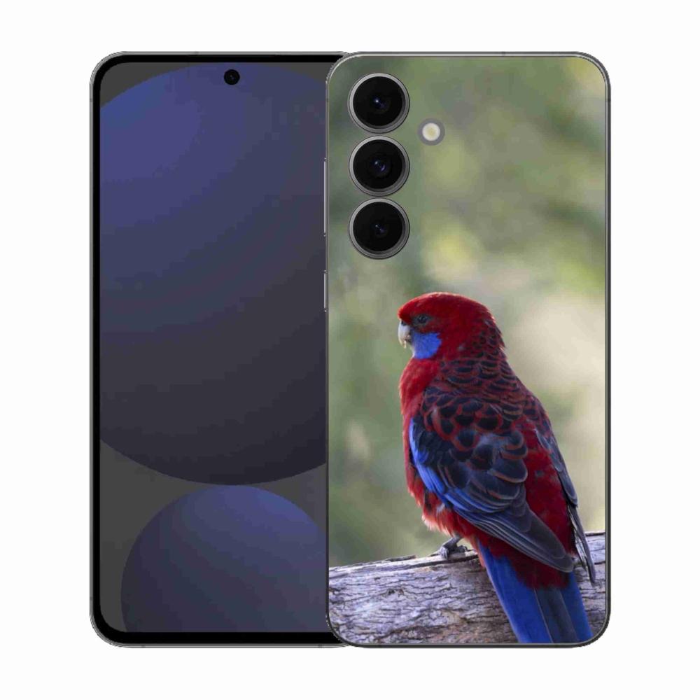 Gélový kryt mmCase na Samsung Galaxy S25 FE - papagáj rosela