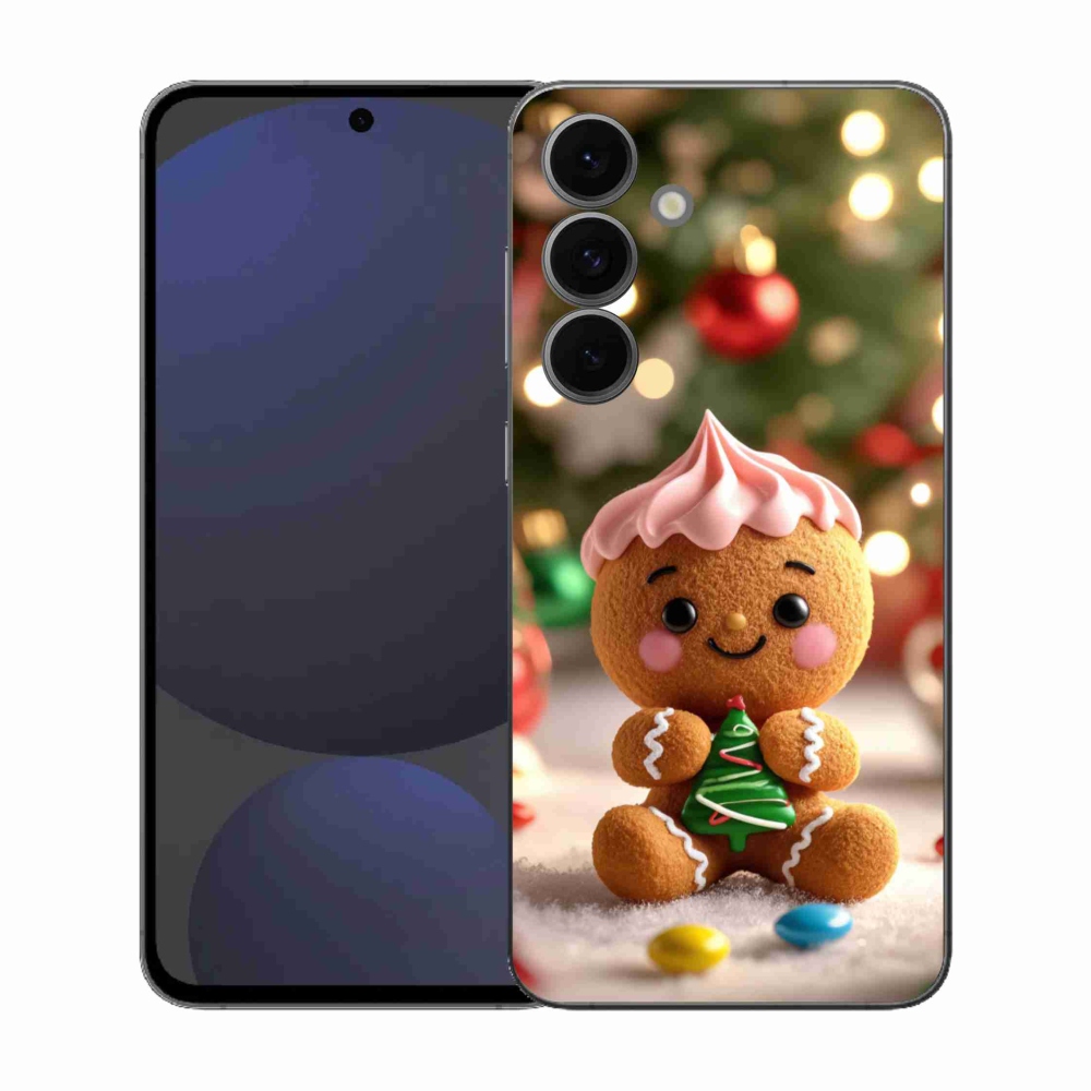 Gélový kryt mmCase na Samsung Galaxy S25 FE - perníček