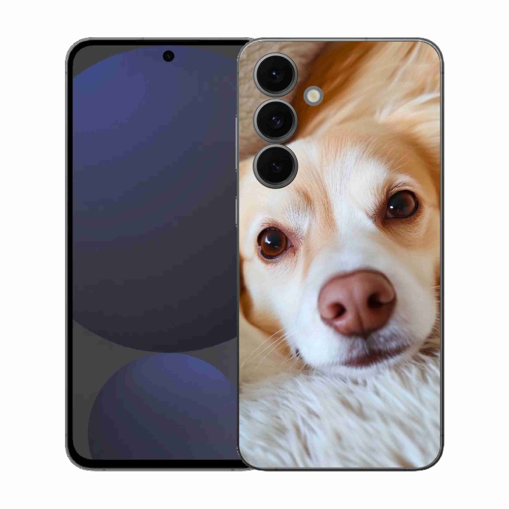 Gélový kryt mmCase na Samsung Galaxy S25 EFE - Roztomilá čivava
