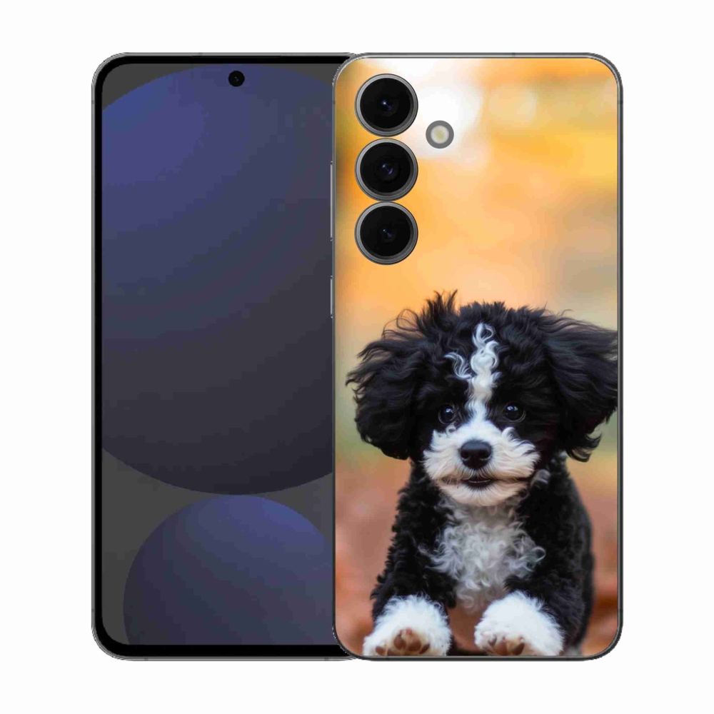 Gélový kryt mmCase na Samsung Galaxy S25 FE - roztomilé šteňa 2