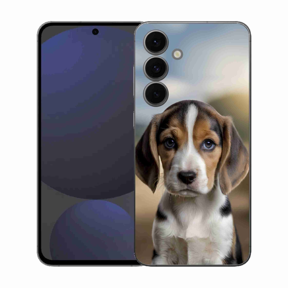 Gélový kryt mmCase na Samsung Galaxy S25 EFE - roztomilý bígl
