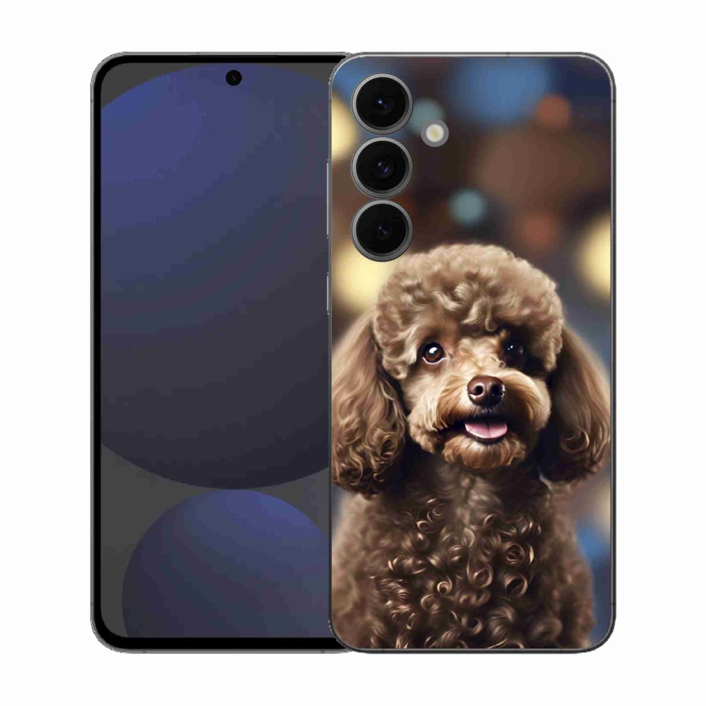 Gélový kryt mmCase na Samsung Galaxy S25 EFE - roztomilý pudel