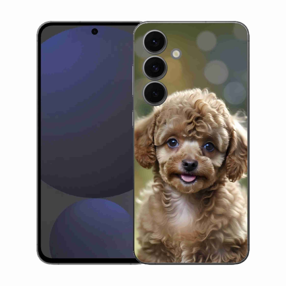 Gélový kryt mmCase na Samsung Galaxy S25 EFE - roztomilý pudel