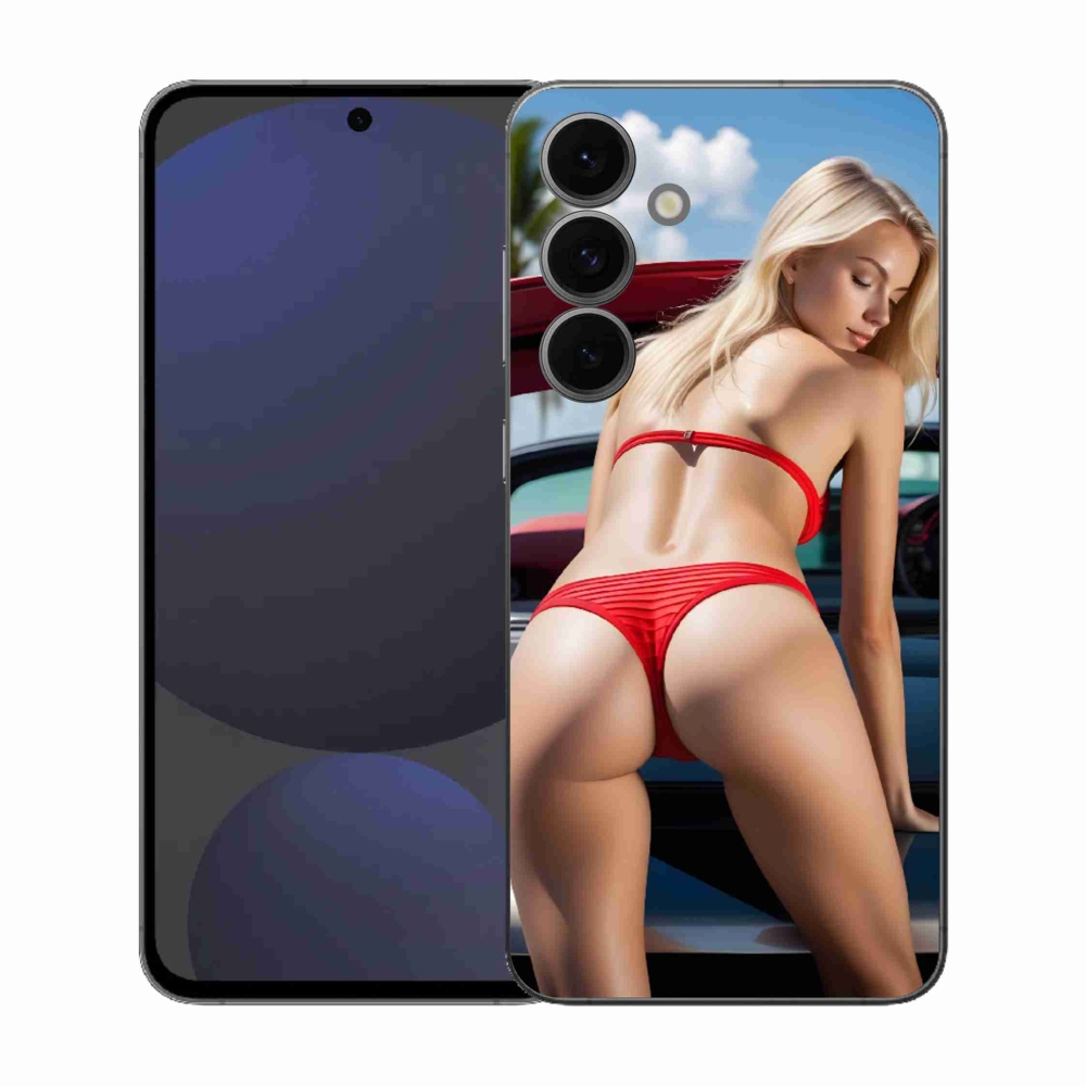 Gélový kryt mmCase Samsung Galaxy S25 EFE - sexy žena 2