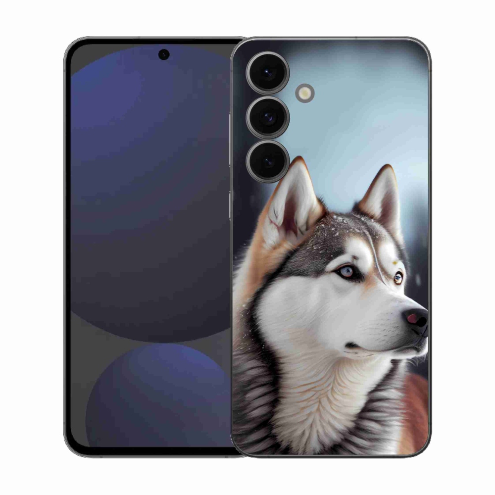 Gélový kryt mmCase na Samsung Galaxy S25 EFE - sibírsky husky