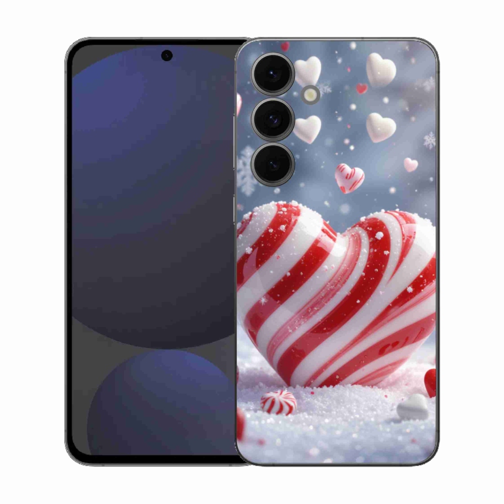 Gélový kryt mmCase na Samsung Galaxy S25 FE - sladké srdce