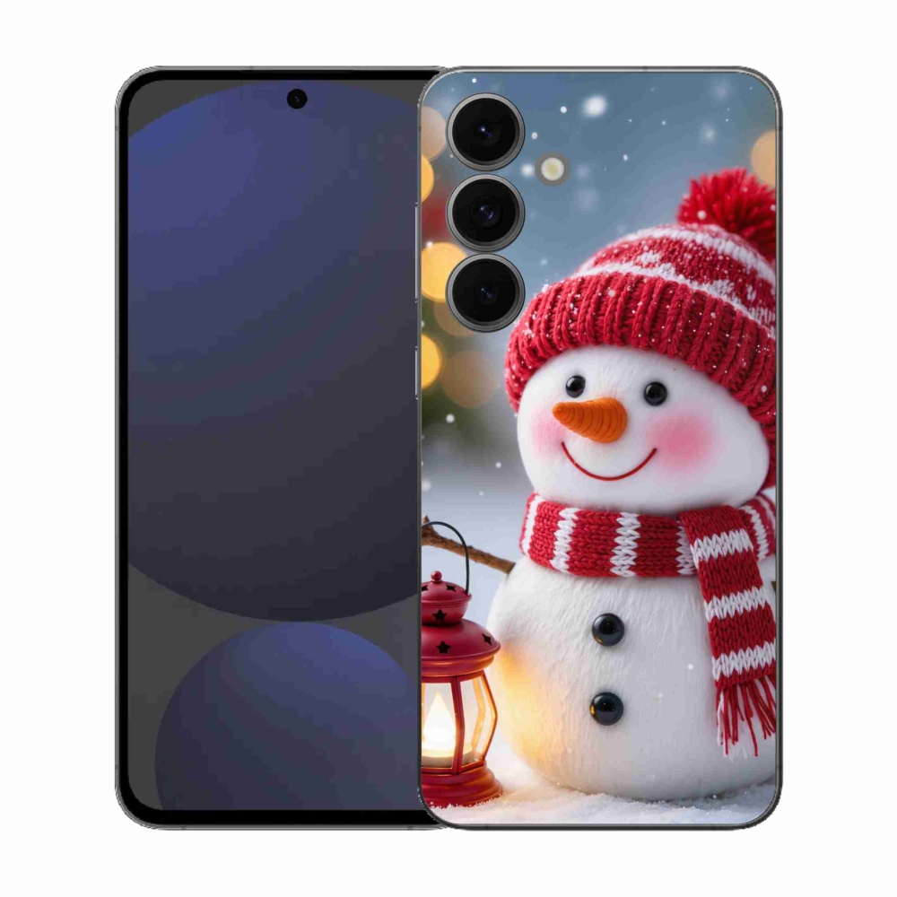 Gélový kryt mmCase na Samsung Galaxy S25 FE - snehuliak 2