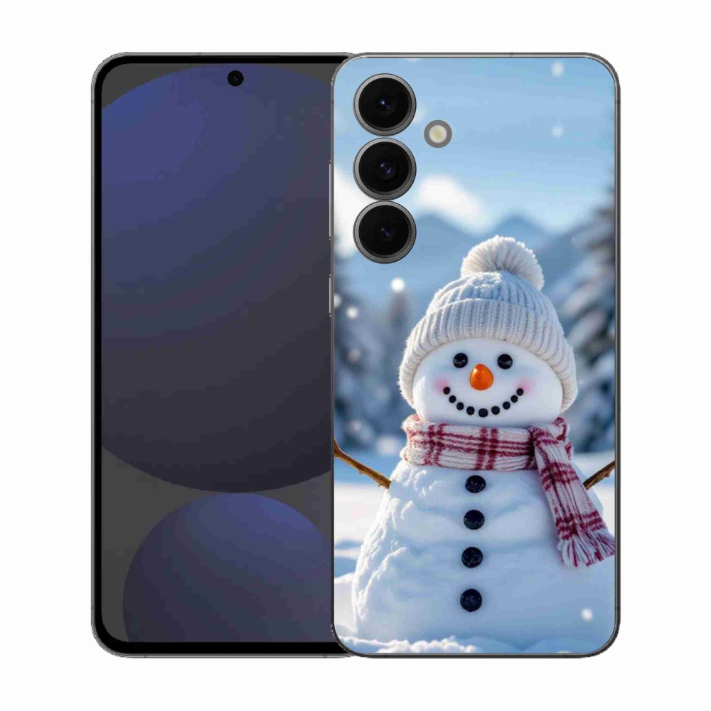 Gélový kryt mmCase na Samsung Galaxy S25 FE - snehuliak 3