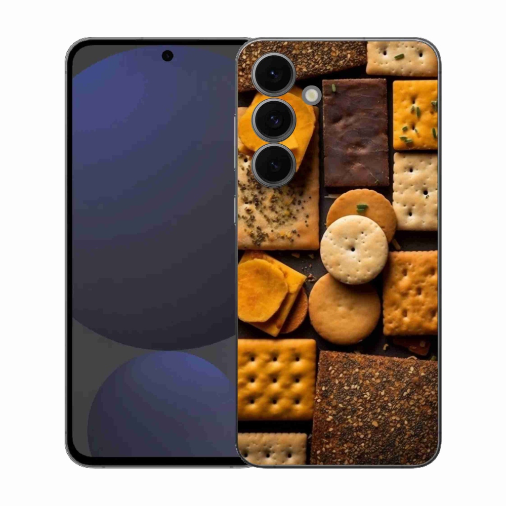 Gélový kryt mmCase na Samsung Galaxy S25 FE - sušienky