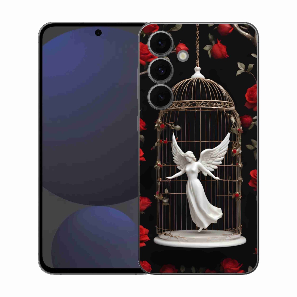 Gélový kryt mmCase na Samsung Galaxy S25 FE - uväznený anjel
