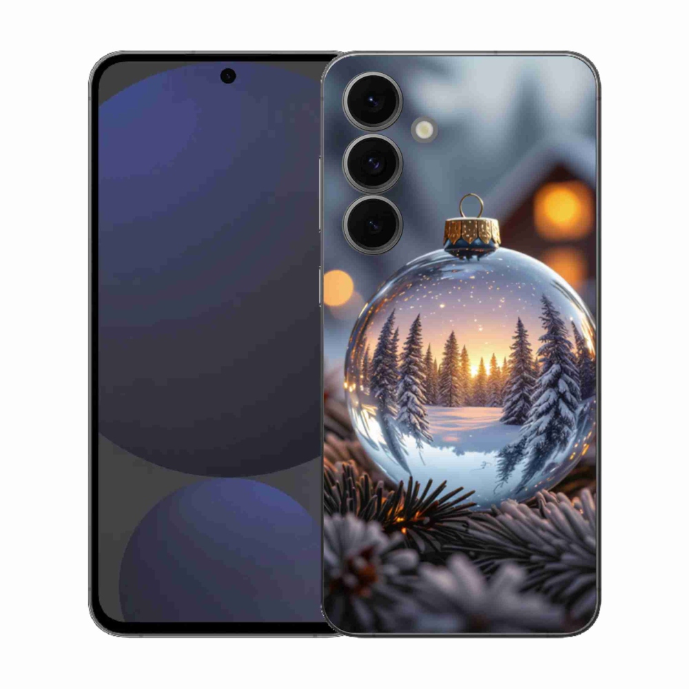 Gélový kryt mmCase na Samsung Galaxy S25 FE - vianočná ozdoba