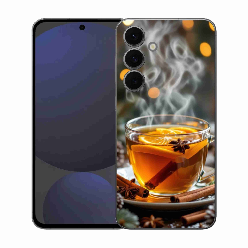 Gélový kryt mmCase na Samsung Galaxy S25 FE - vianočný punč