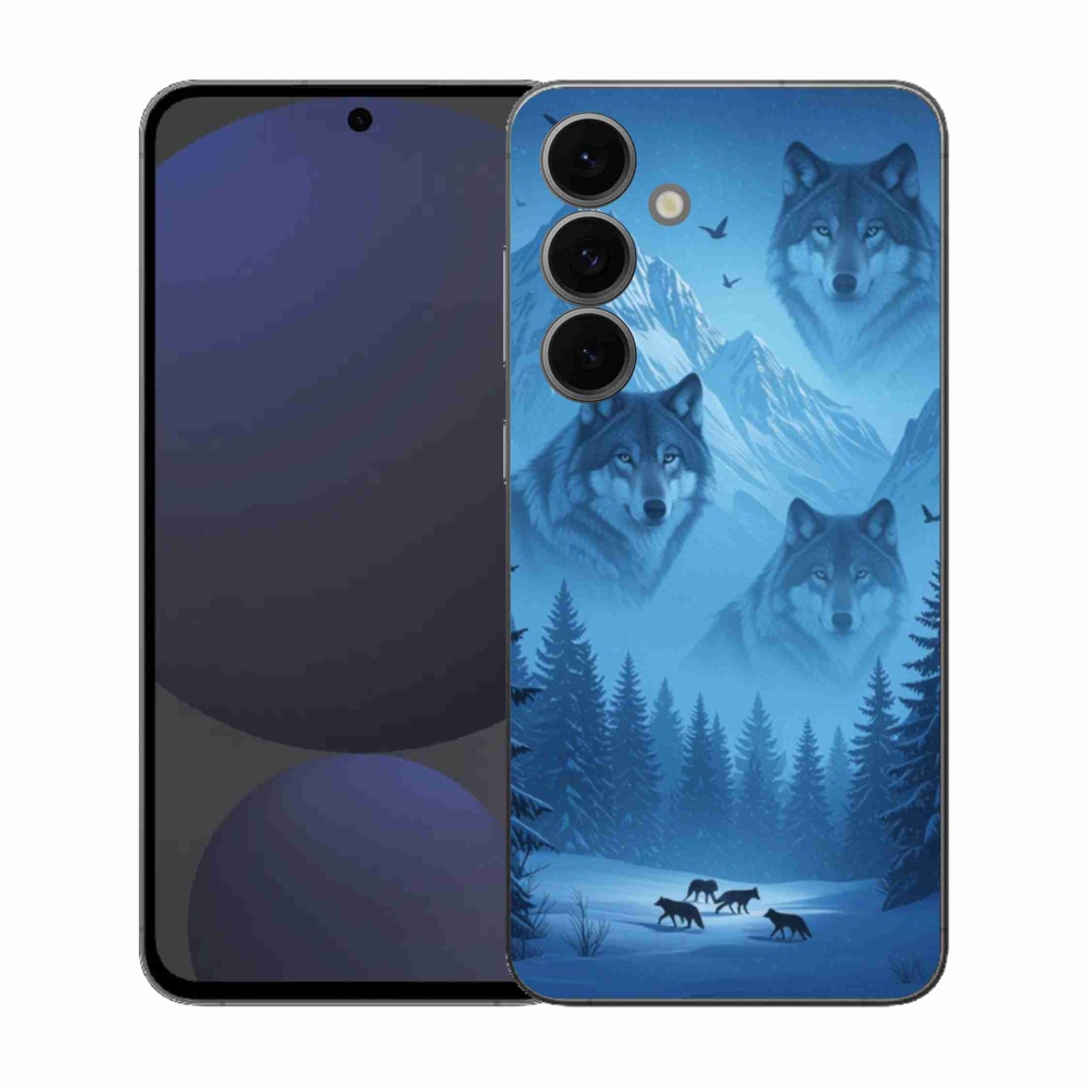 Gélový kryt mmCase na Samsung Galaxy S25 FE - vlčia svorka