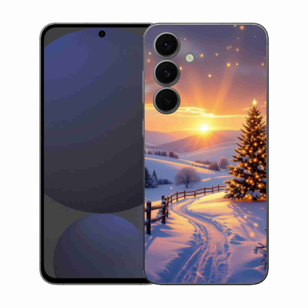 Gélový kryt mmCase na Samsung Galaxy S25 FE - zimná krajina