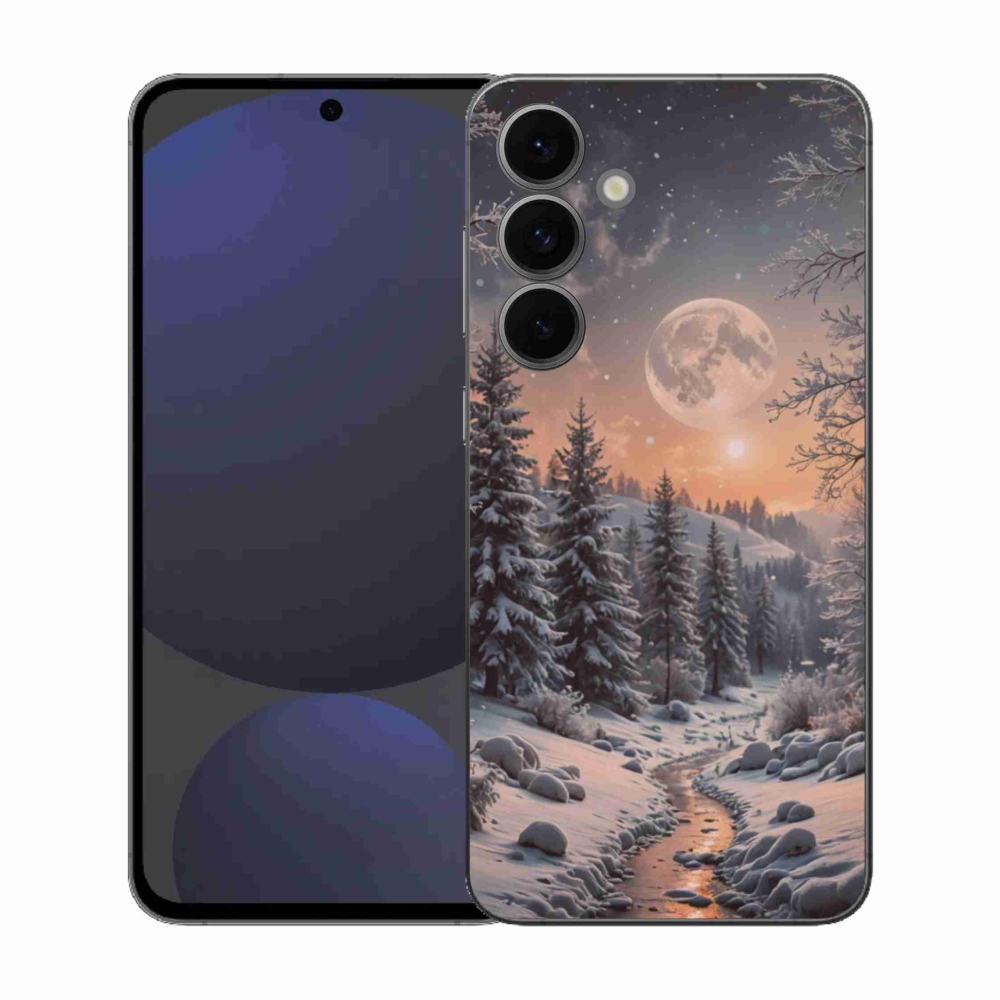 Gélový kryt mmCase na Samsung Galaxy S25 FE - zimná krajina 2