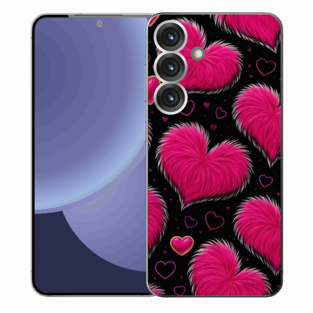 Gélový kryt mmCase na Samsung Galaxy S25+ - hebké srdce