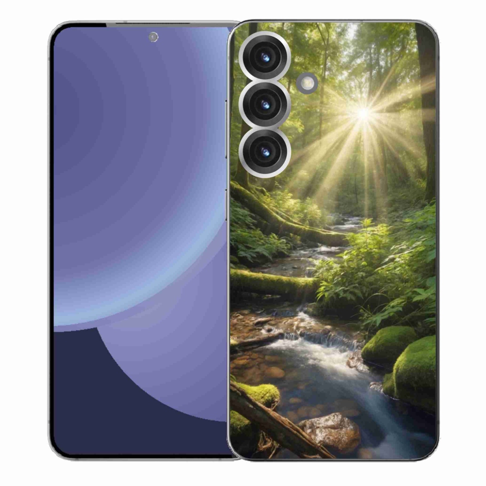 Gélový kryt mmCase na Samsung Galaxy S25+ - hlbina lesa