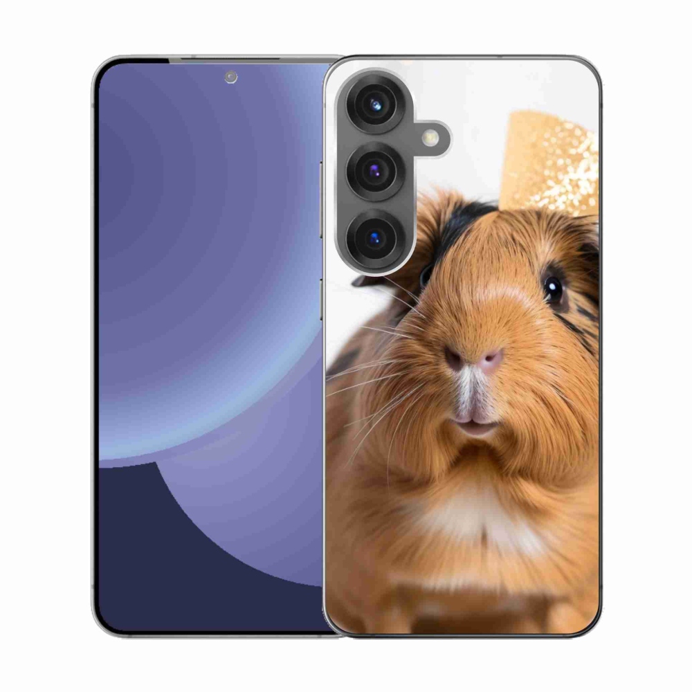 Gélový kryt mmCase na Samsung Galaxy S25 - hnedé morča