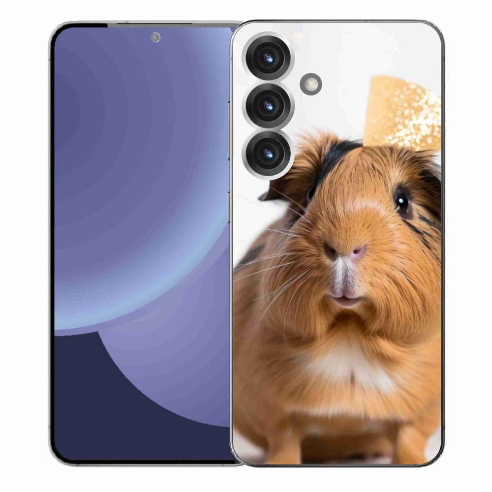 Gélový kryt mmCase na Samsung Galaxy S25+ - hnedé morča