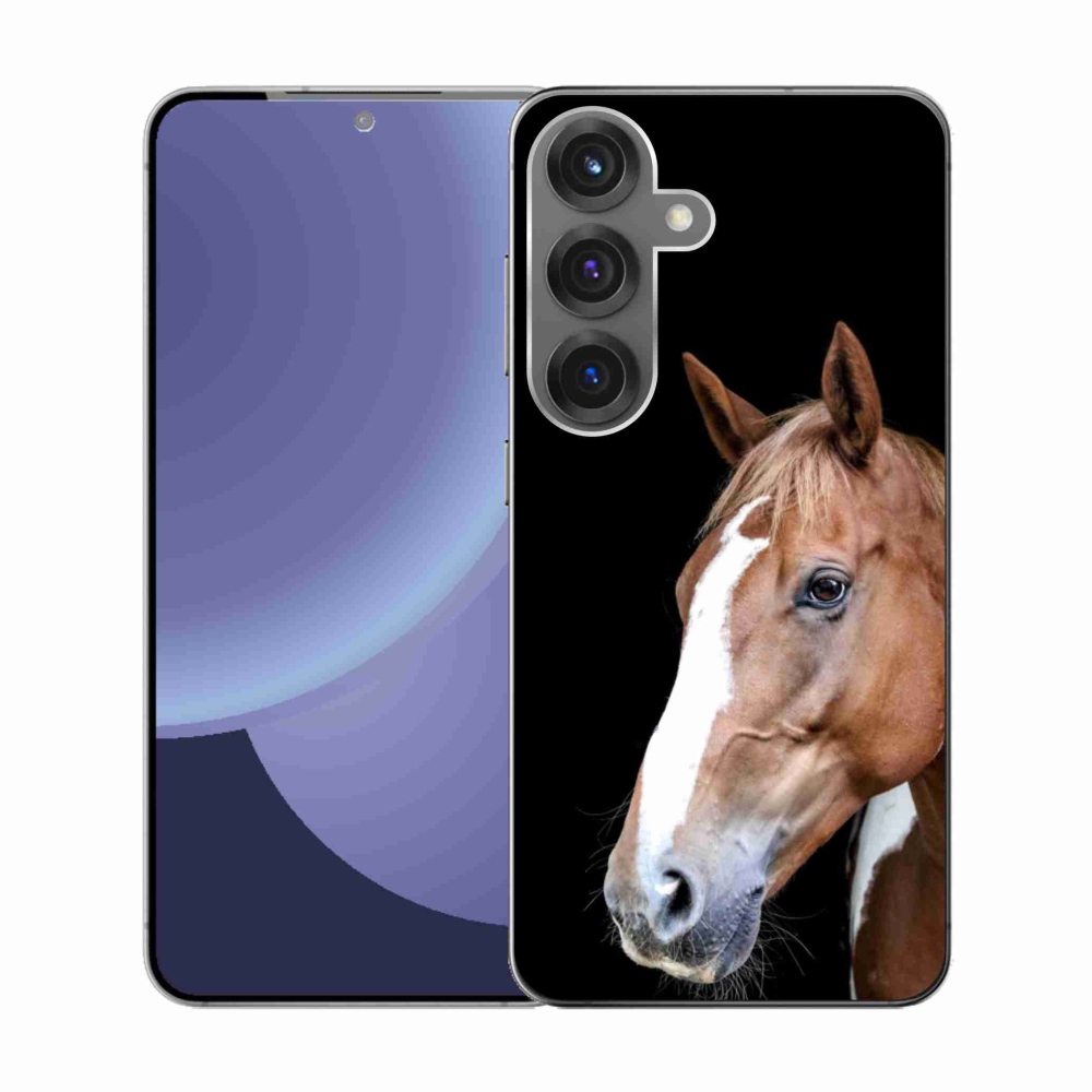 Gélový kryt mmCase na Samsung Galaxy S25 - hnedý kôň 3