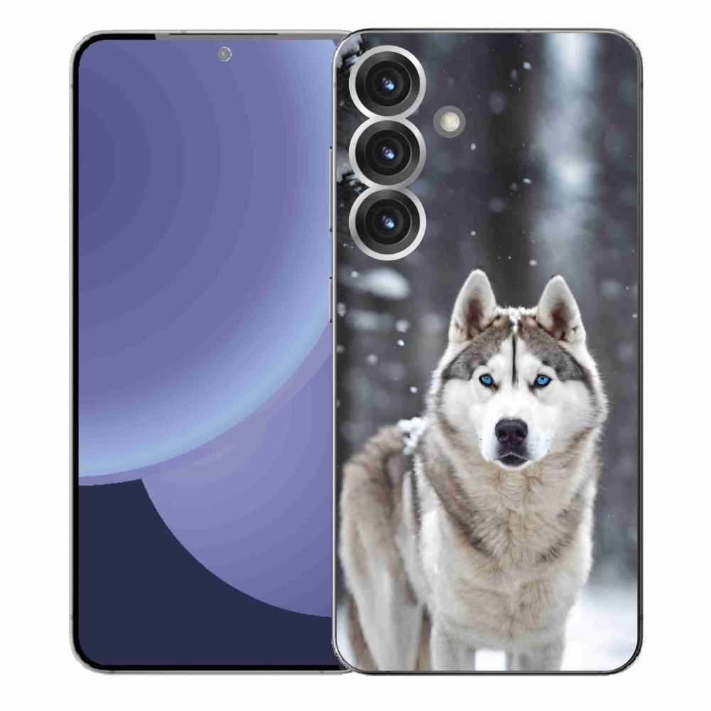 Gélový kryt mmCase na Samsung Galaxy S25+ - husky 2