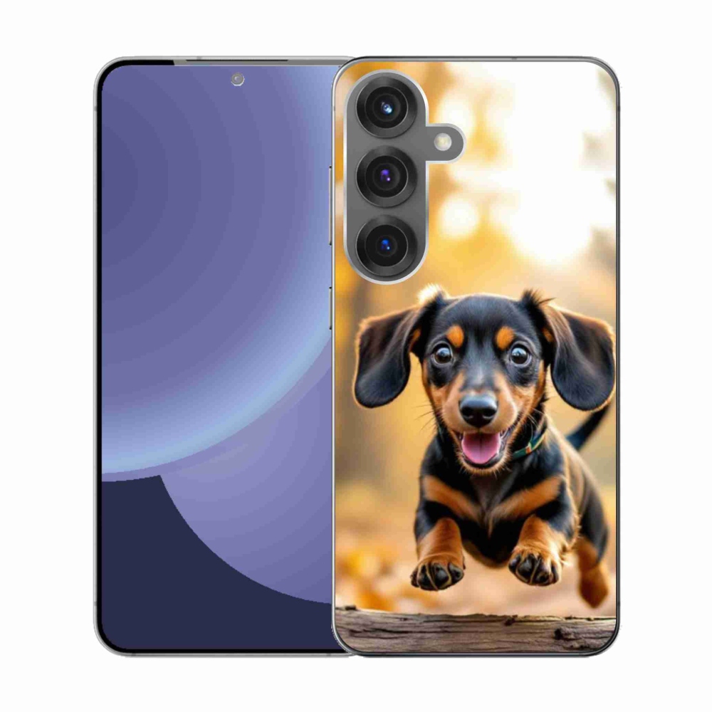 Gélový kryt mmCase na Samsung Galaxy S25 - jazvečík 2