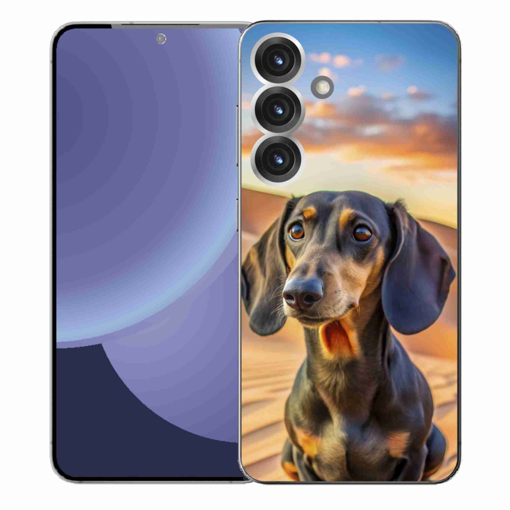 Gélový kryt mmCase na Samsung Galaxy S25+ - jazvečík 3