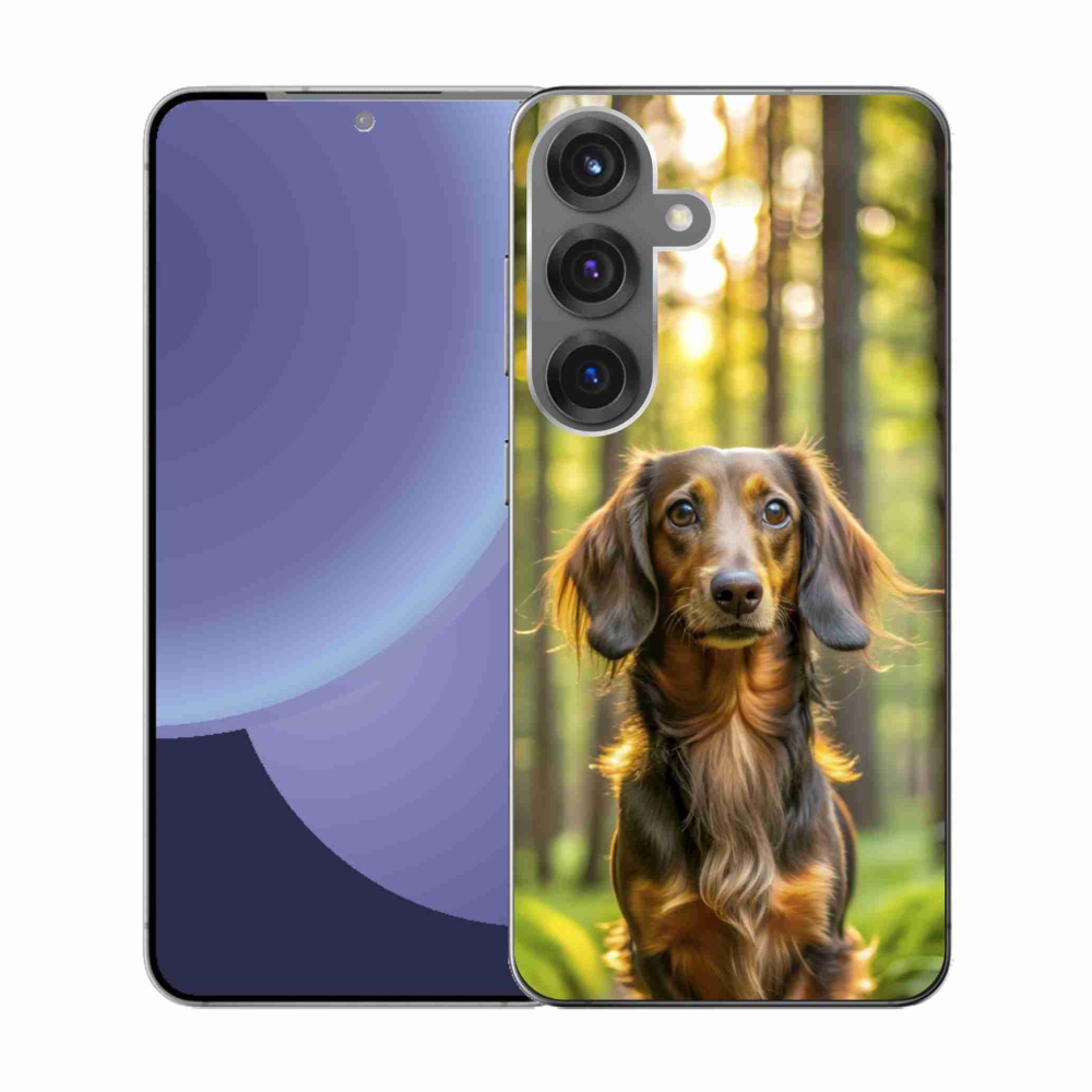 Gélový kryt mmCase na Samsung Galaxy S25 - jazvečík 4