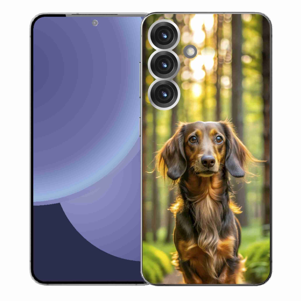 Gélový kryt mmCase na Samsung Galaxy S25+ - jazvečík 4