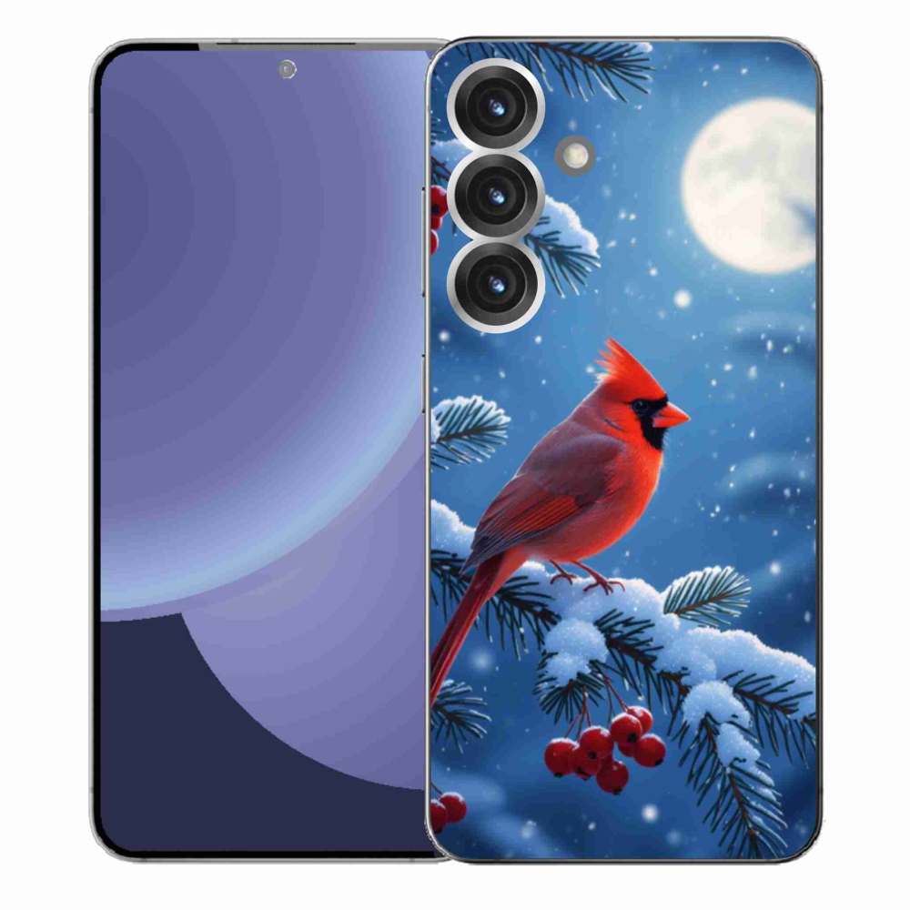 Gélový kryt mmCase na Samsung Galaxy S25+ - kardinál červený