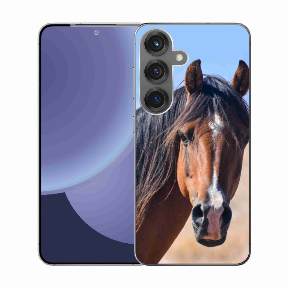 Gélový kryt mmCase na Samsung Galaxy S25 - pokojný kôň