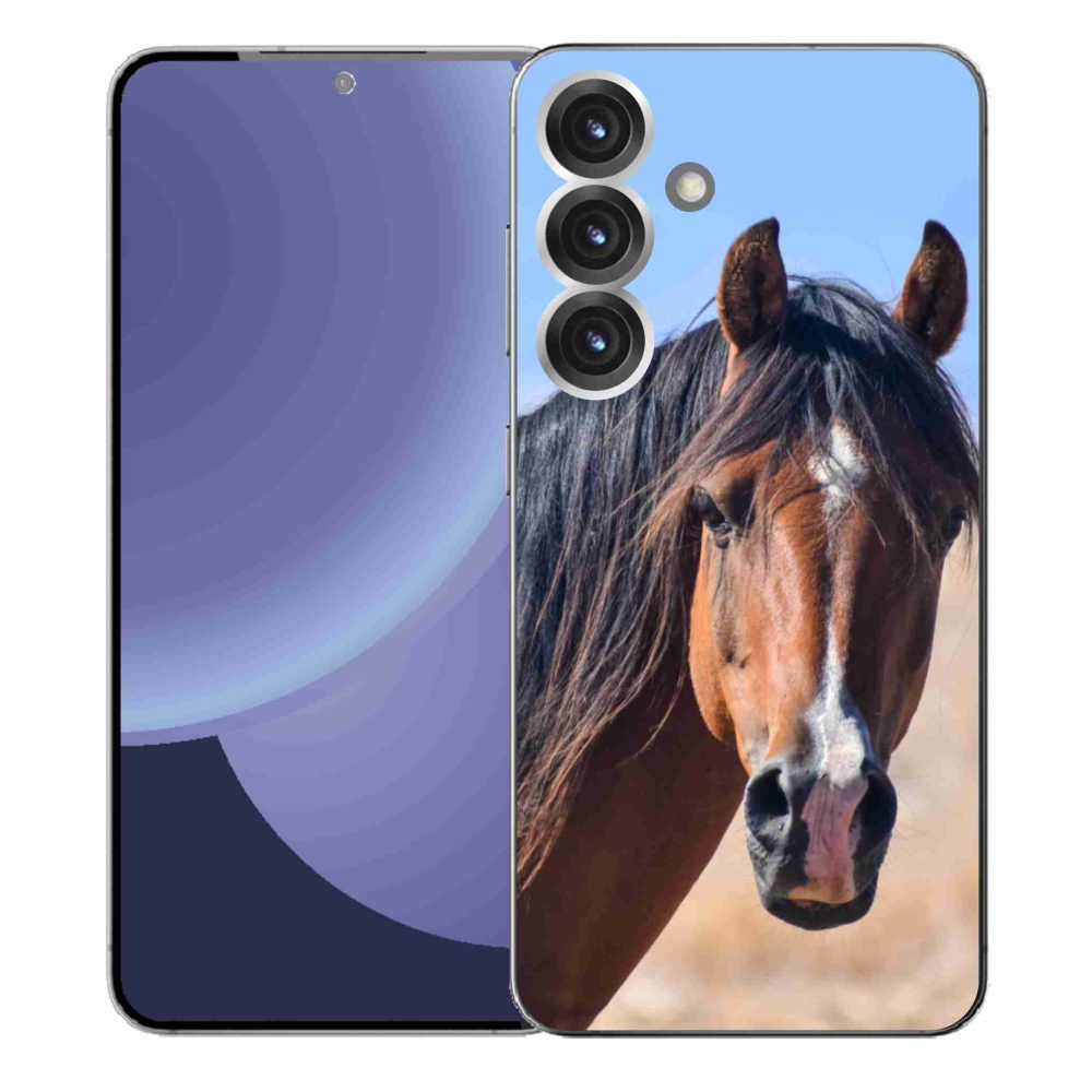 Gélový kryt mmCase na Samsung Galaxy S25+ - pokojný kôň