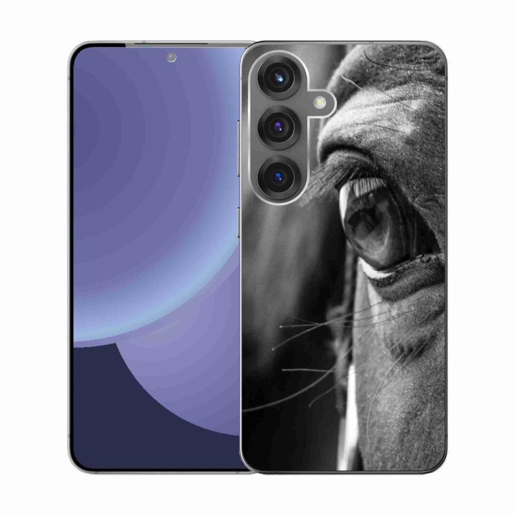 Gélový kryt mmCase na Samsung Galaxy S25 - konský pohľad