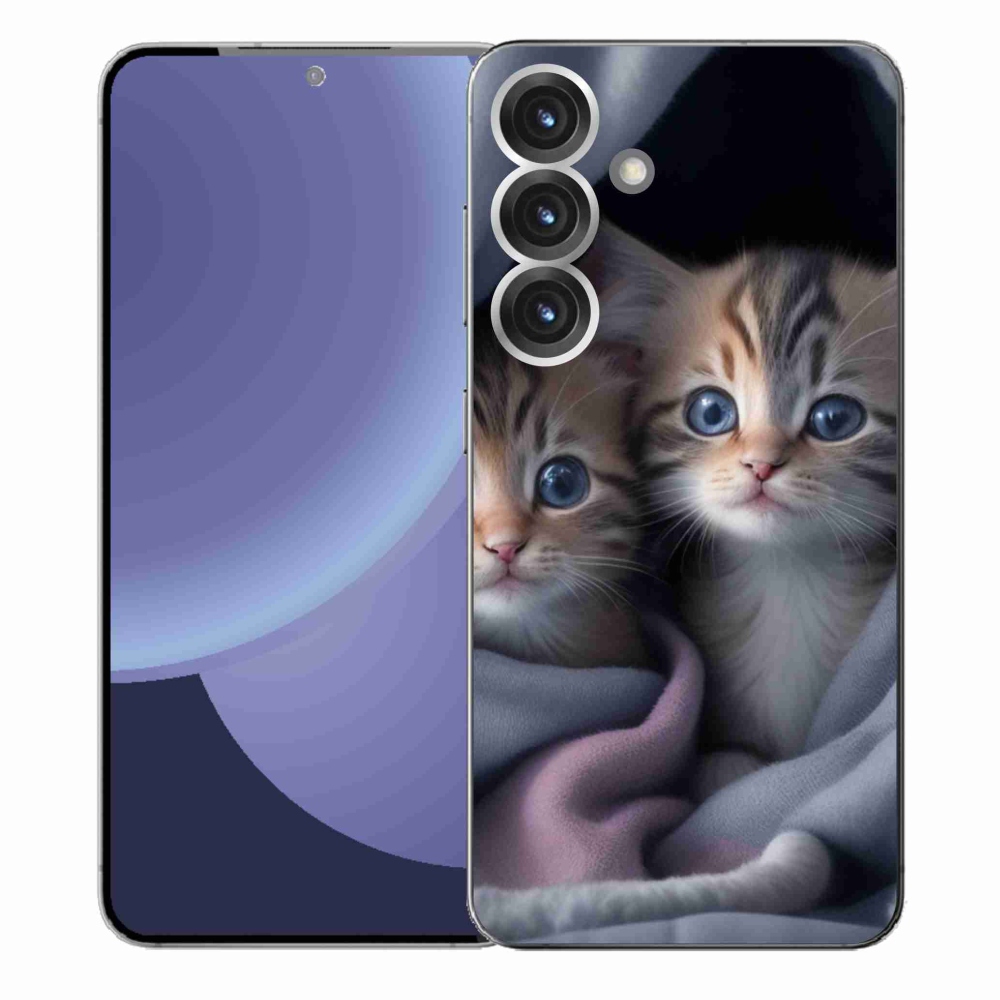 Gélový kryt mmCase na Samsung Galaxy S25+ - mačacie duo 2