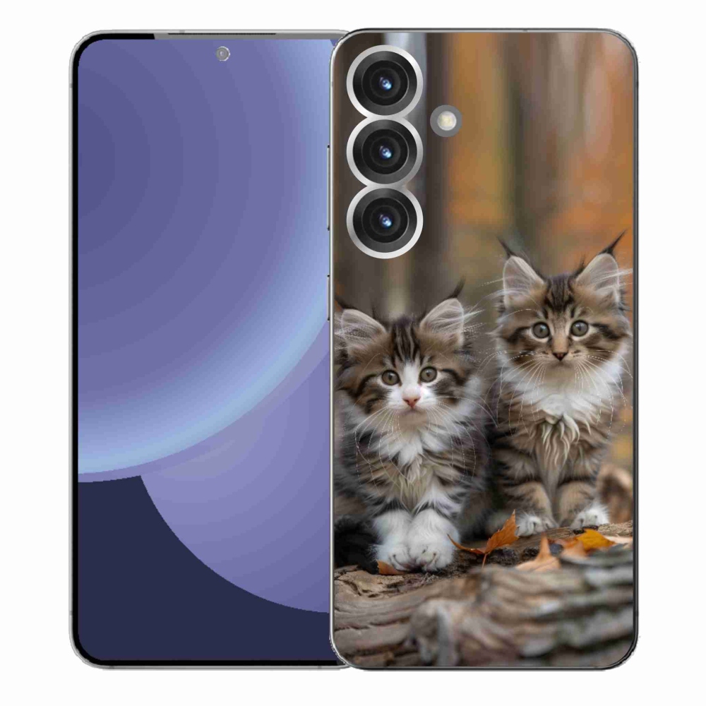 Gélový kryt mmCase na Samsung Galaxy S25+ - mačacie duo 3