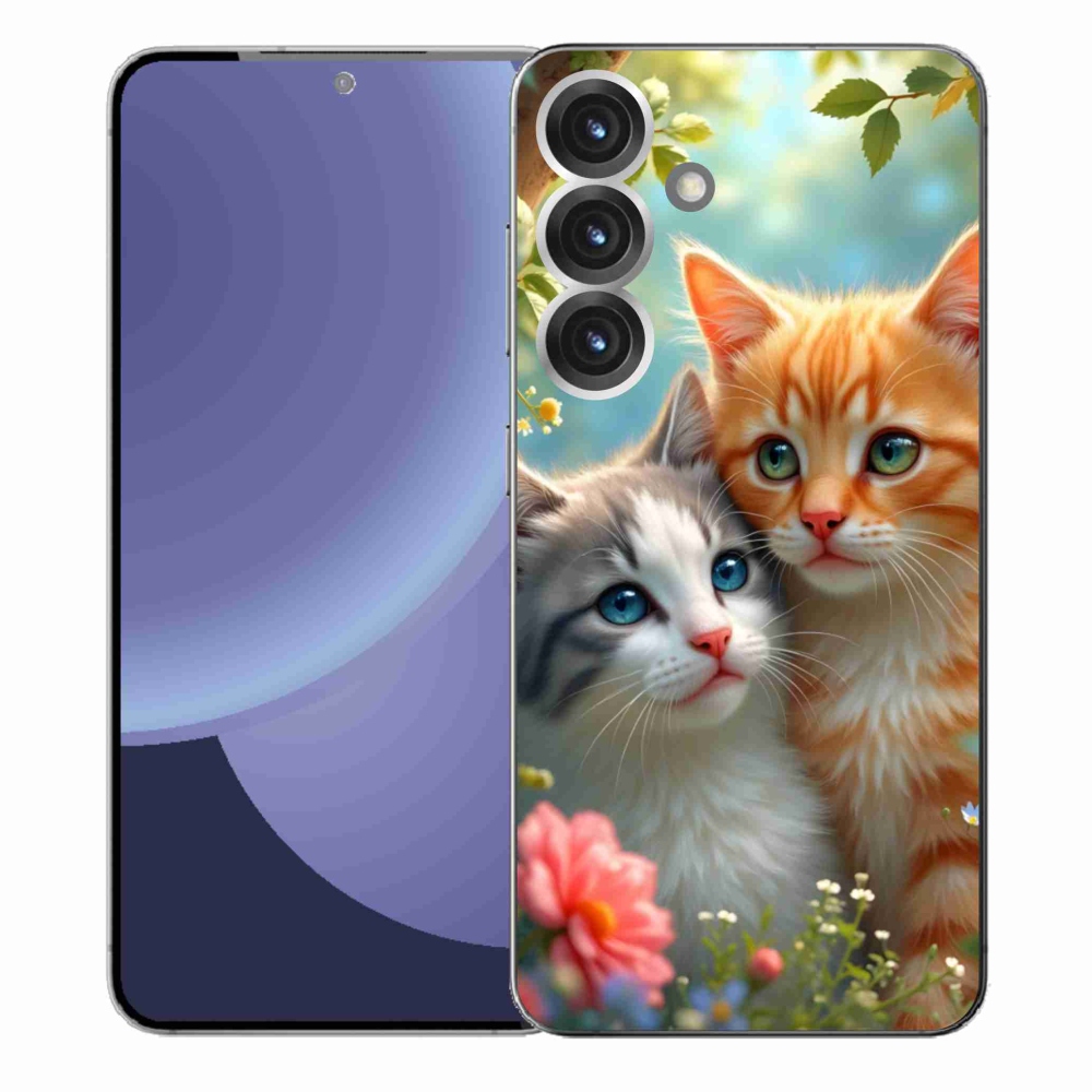 Gélový kryt mmCase na Samsung Galaxy S25+ - mačacia láska 2