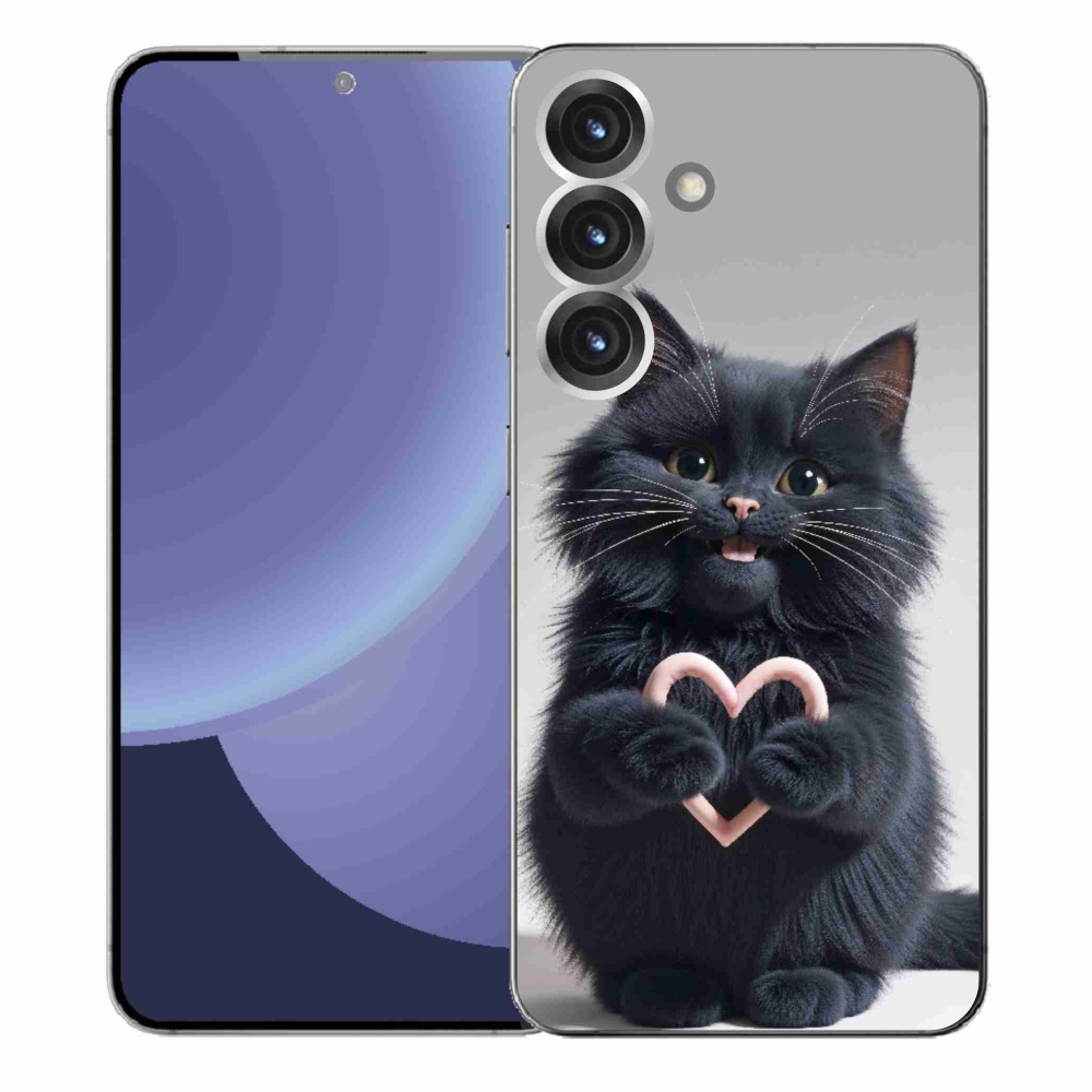 Gélový kryt mmCase na Samsung Galaxy S25+ - mačacia láska 3