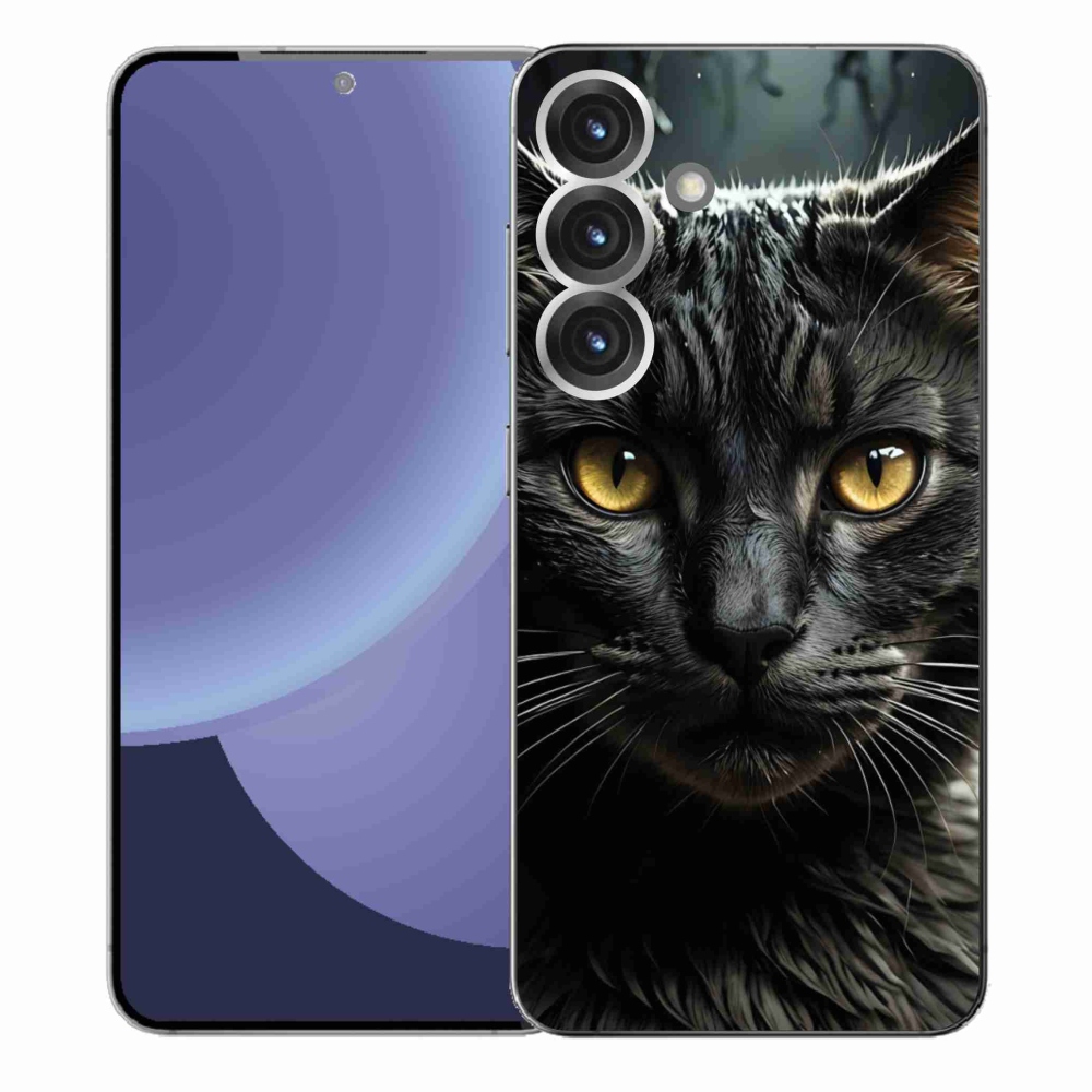 Gélový kryt mmCase na Samsung Galaxy S25+ - mačacie pohľad 3
