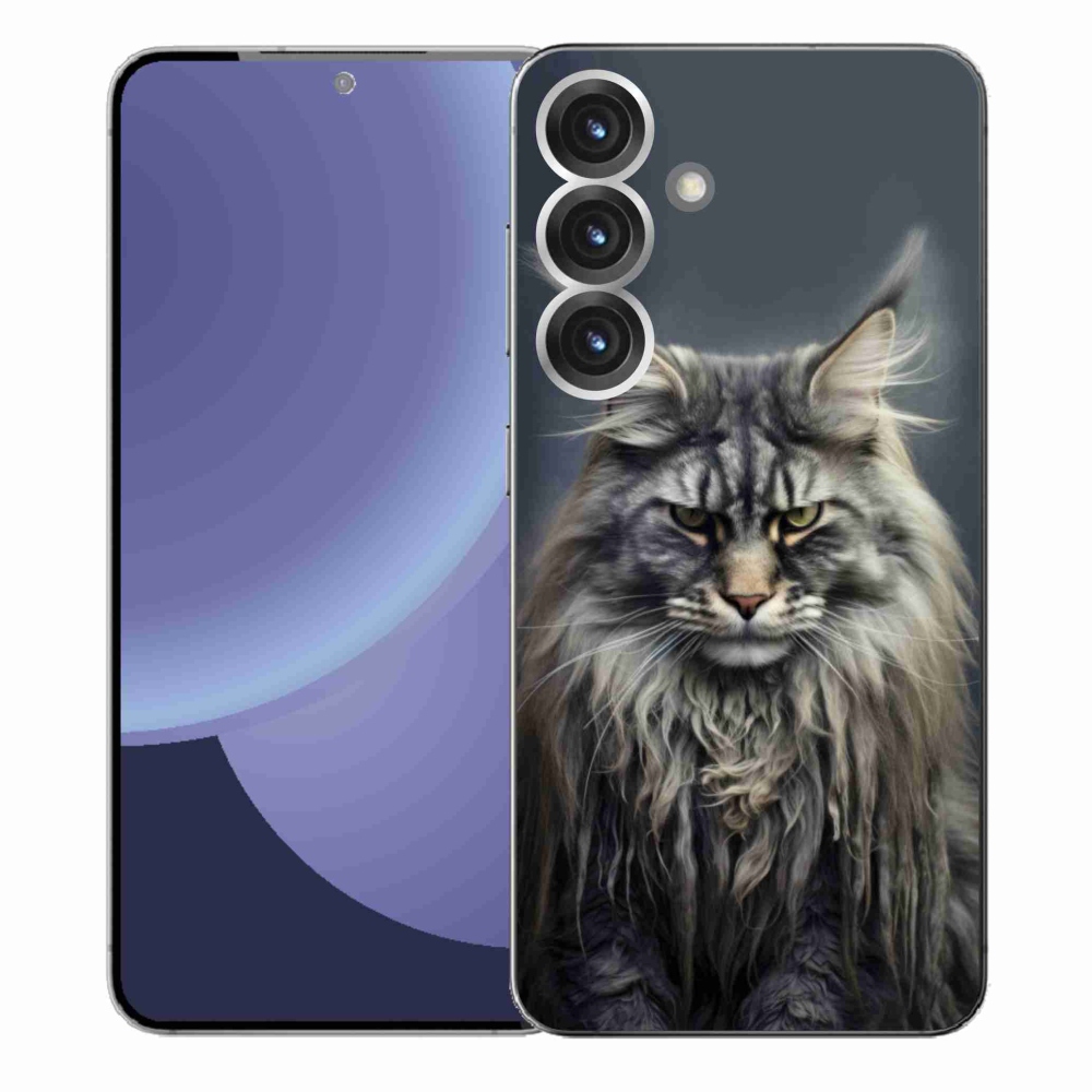 Gélový kryt mmCase na Samsung Galaxy S25+ - mačacie pohľad 4