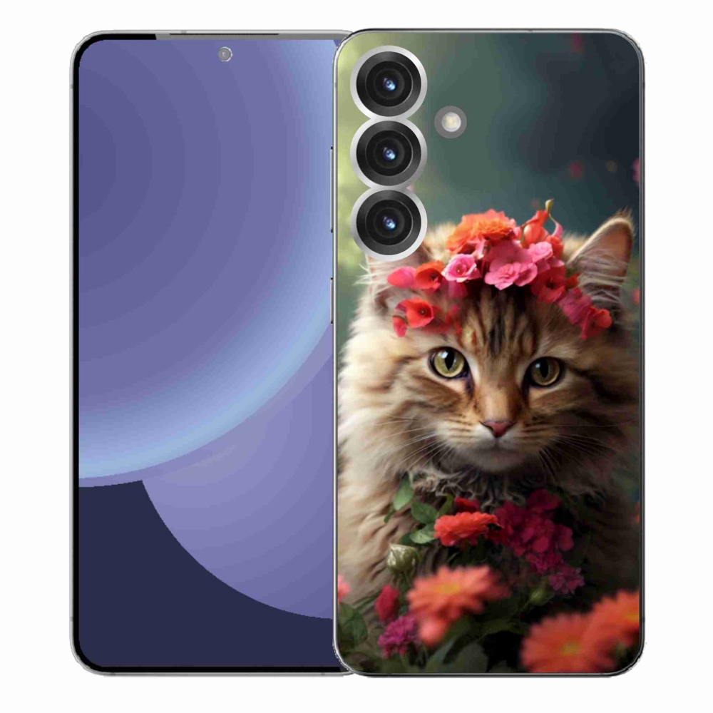 Gélový kryt mmCase na Samsung Galaxy S25+ - mačacia princezná