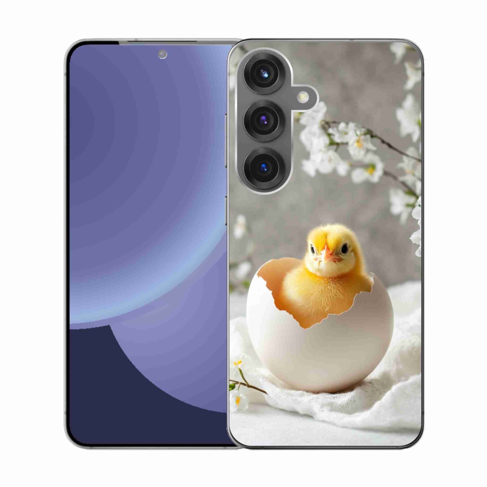 Gélový kryt mmCase na Samsung Galaxy S25 - kuriatko