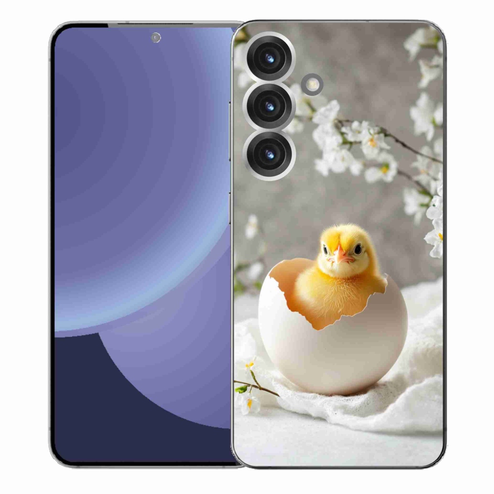 Gélový kryt mmCase na Samsung Galaxy S25+ - kuriatko