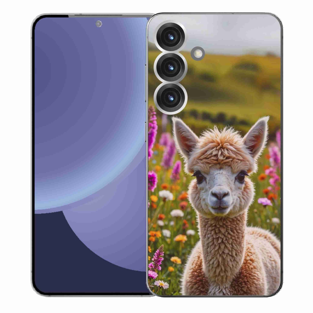 Gélový kryt mmCase na Samsung Galaxy S25+ - lama na lúke