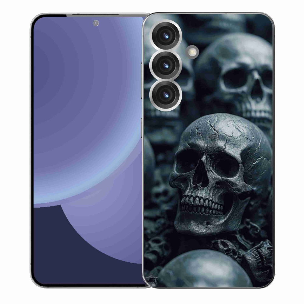 Gélový kryt mmCase na Samsung Galaxy S25+ - lebka 2