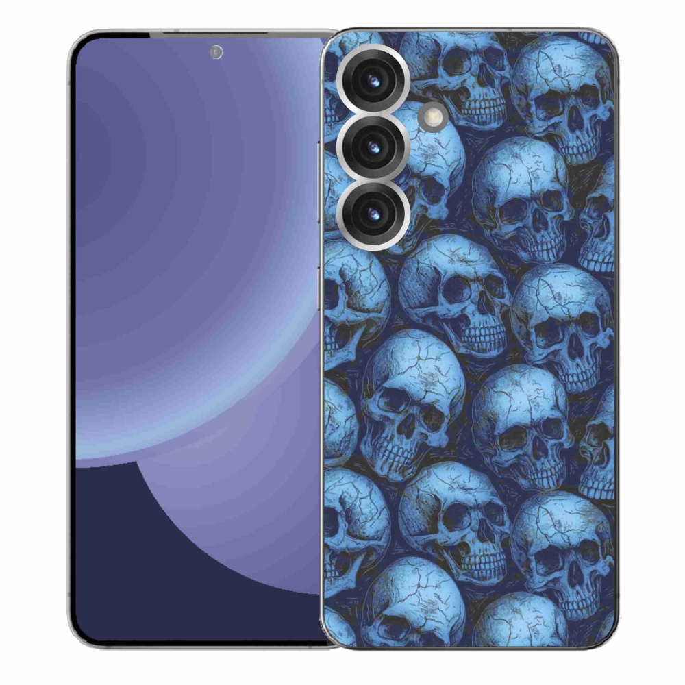 Gélový kryt mmCase na Samsung Galaxy S25+ - lebky